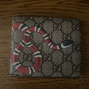 Gucci Snake Wallet Trifold